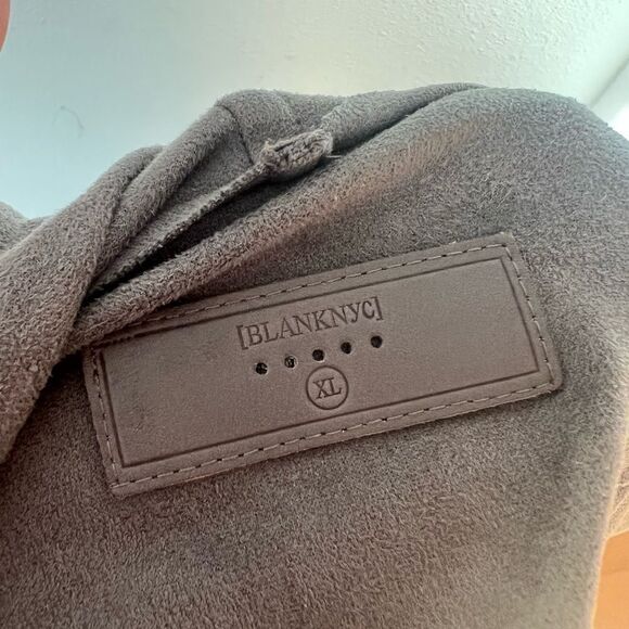 BlankNYC, faux suede Moro jacket, grey, size XL - Picture 10 of 10